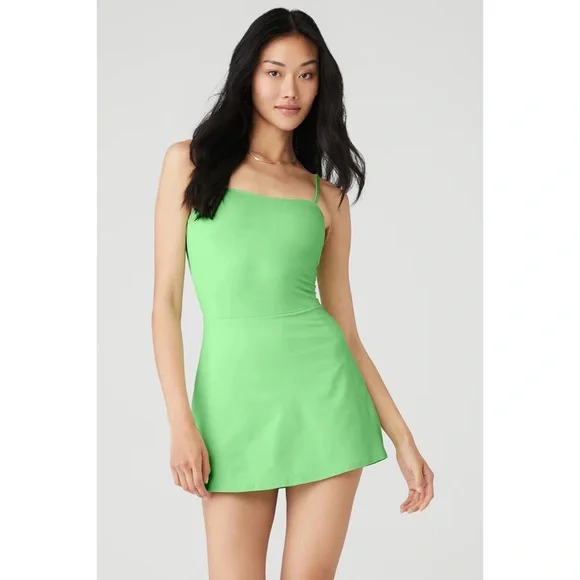 Alo Yoga Alosoft Courtside Tennis Dress Ultramint M